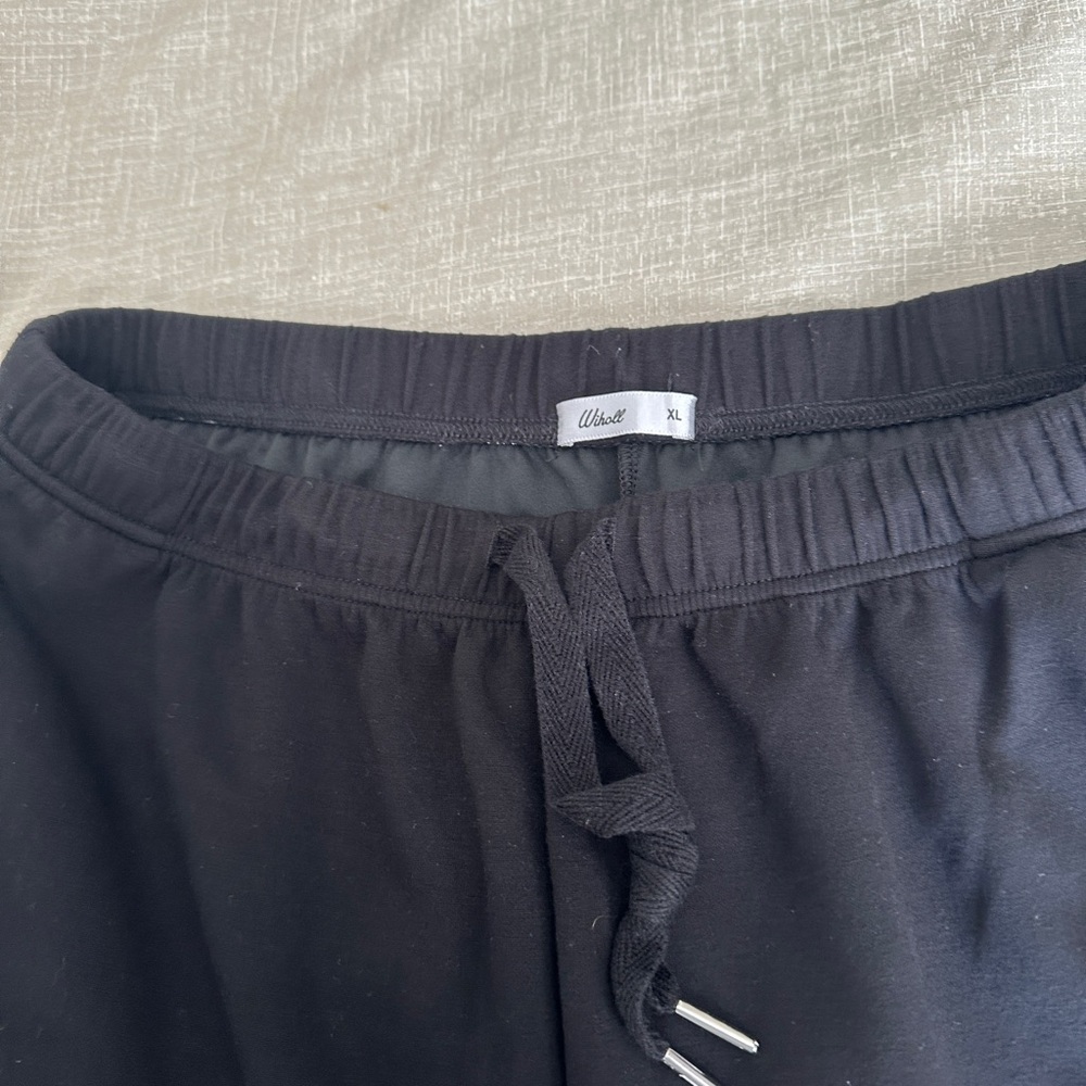 Black Sweatpants with Drawstring